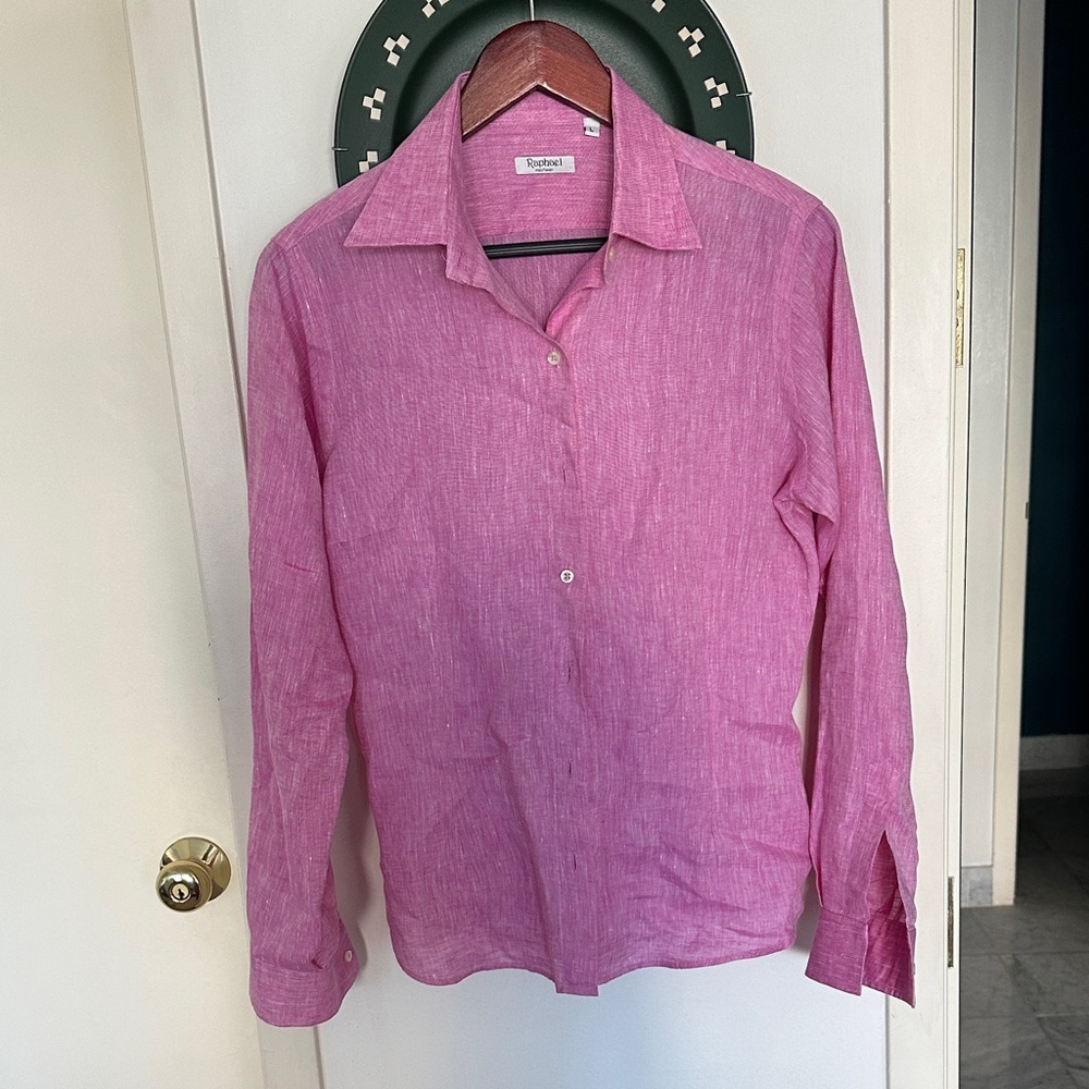 Pink Button-Up Shirt